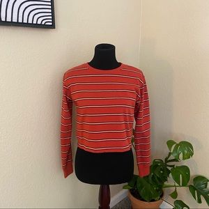 Forever 21 Red Striped Sweater